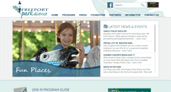 Desktop Screenshot of freeportparkdistrict.org